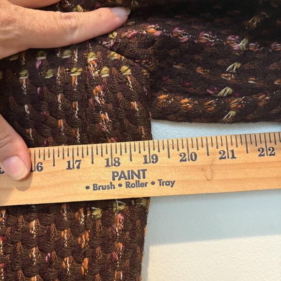 Vintage Garfield & Marks Jacket Womens 6 Brown Plaid Winged Collar Wool Made USA - Picture 9 of 11